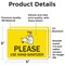 Signmission Please Use Sanitizer, 5 in W x Rectangle, Vinyl Decal OS-2PACK-NS-D-35-25586 - alternate 5